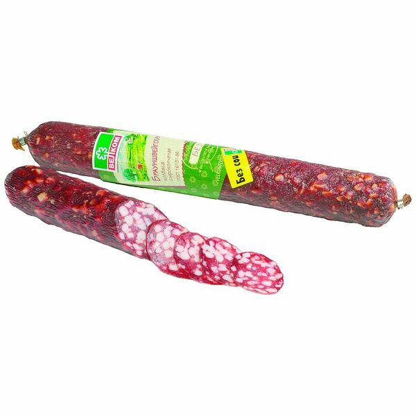 Колбаса сырокопчёная Велком Брауншвейгская полусухая
