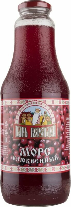 Морс клюквенный Царь Берендей, 1 л — купить по выгодной цене с ...