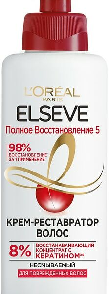 Крем-реставратор волос Loreal Paris Elseve Полное восстановление 5 200мл
