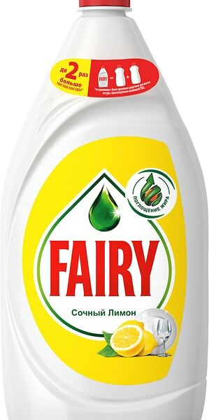 Средство для мытья посуды Fairy Сочный лимон 1.35л