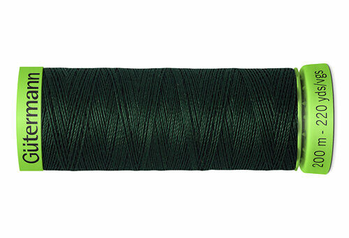 744581 Нить Extra Fine 150 для особо деликатных тканей, 200м, 100% п/э Gutermann(472 т.бутылочный)