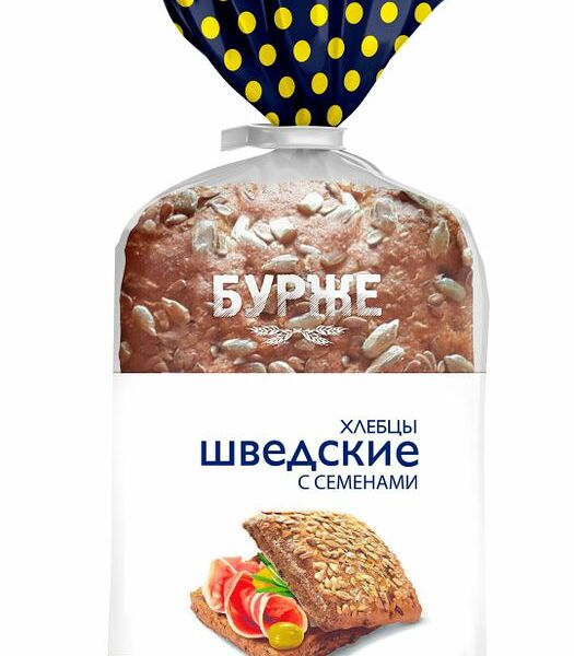 Хлебцы Бурже шведские с семенами 4х70г