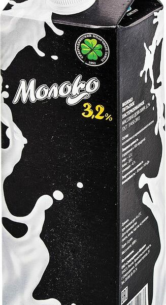 Молоко Северодвинский МЗ пастеризованное 3.2% 1000г