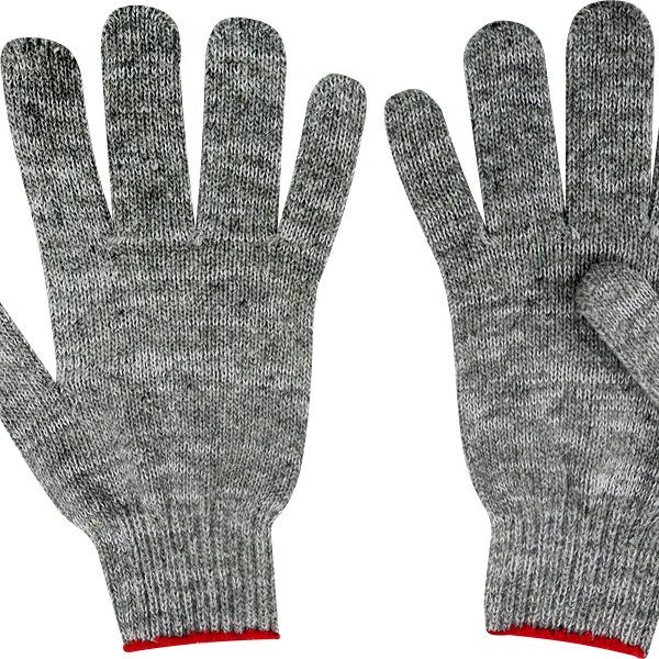 Перчатки вязаные утепленные Лента размер 18/20 6 нитей класс 7,5, цвет графит