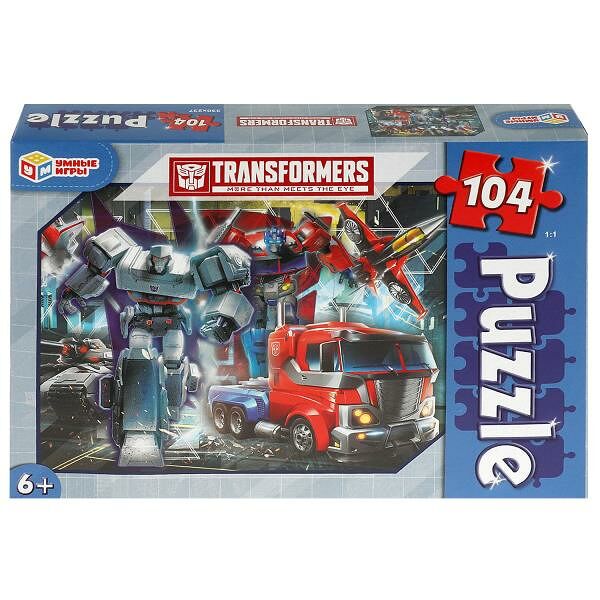 Игра настольная Пазл Трансформеры 104 детали