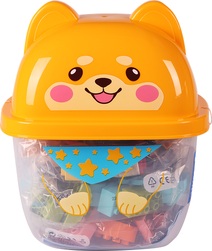 Конструктор Kibox Веселое приключение 100 деталей