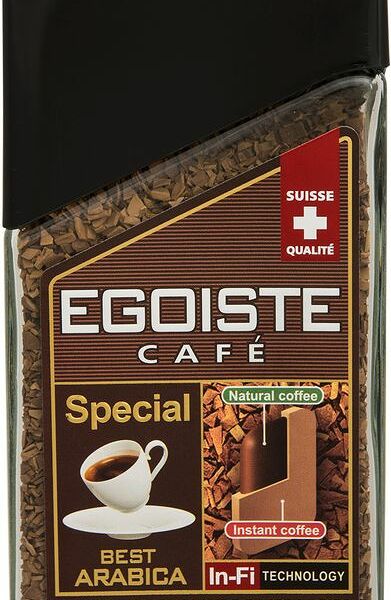 Кофе Egoiste Special растворимый с добавлением молотого, 100г