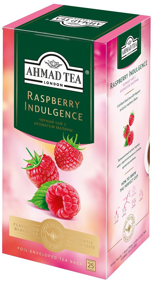 

Чай черный Ahmad Tea Малиновое лакомство 25пак
