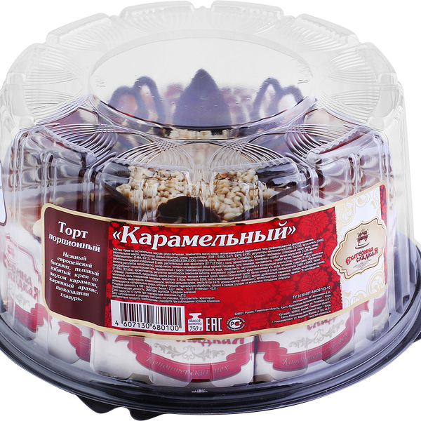 Торт бисквитный ЕКАТЕРИНА СЛАДКАЯ Карамельный