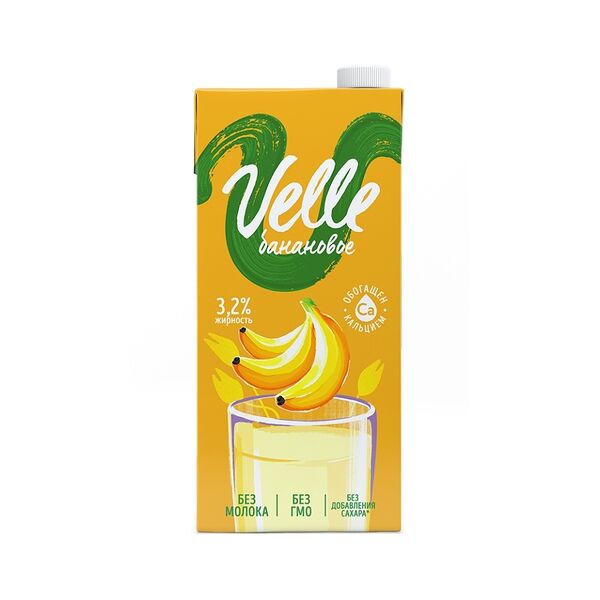 Напиток овсяный банановый Velle 3,2% 1л