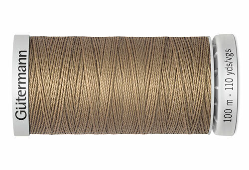 724033 Нить Extra Strong M 782 суперкрепкая, 100м, 100% п/э Gutermann(139 бежево-розовый)