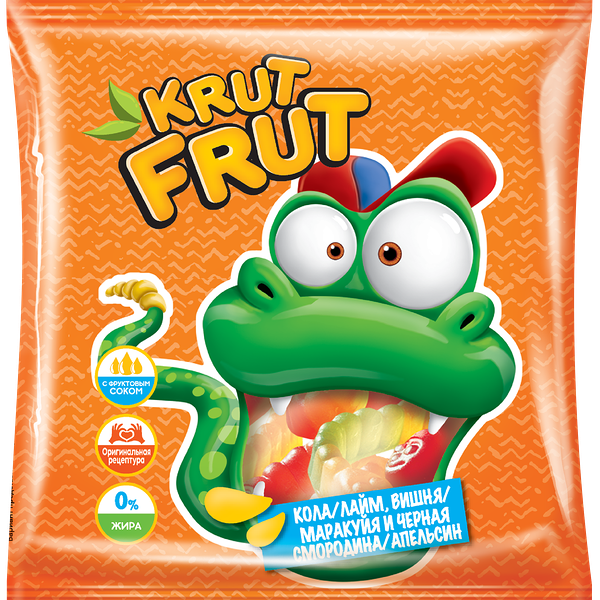 Мармелад жевательный KRUTFRUT Змейка, 70г