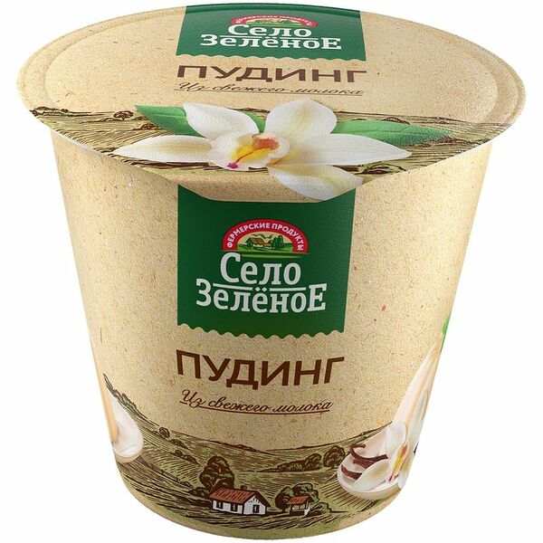 Пудинг молочный Село Зелёное ванильный 3%, 120г