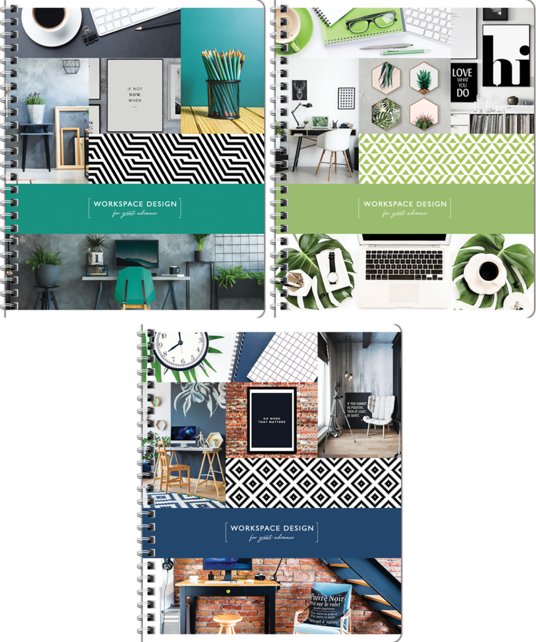 

Тетрадь ArtSpace 96л А5 клетка Workspace design в ассортименте