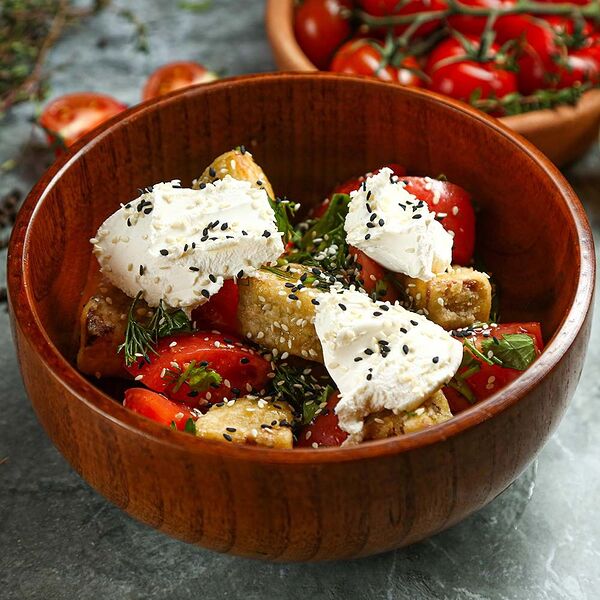 Хрустящие баклажаны с творожным сыром