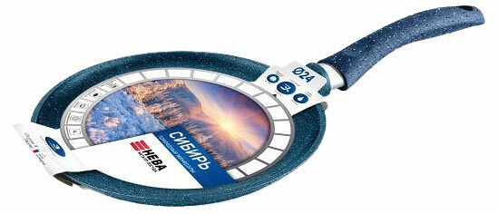 Сковорода Нева Металл Посуда литая Сибирь, 20 см