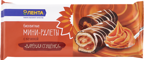 

Мини-рулеты Лента Вареная сгущенка 175 г