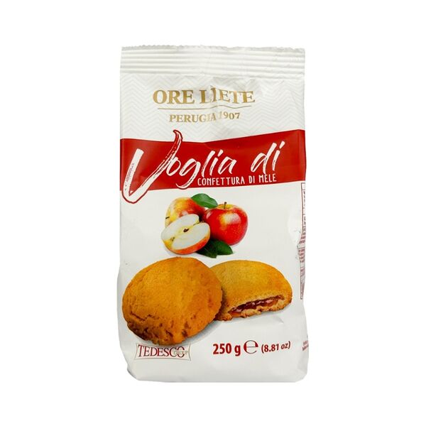 Печенье Ore liete с наполнителем из яблочного джема 250г, Италия