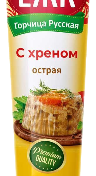 Горчица ЕЖК Русская острая с хреном