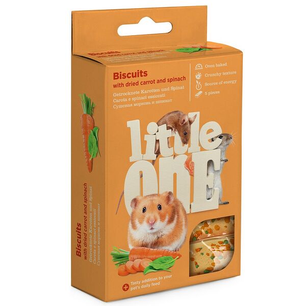 Лакомство для грызунов Little One с морковью и шпинатом