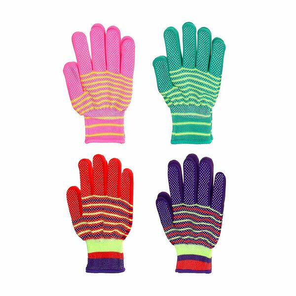 Inbloom перчатки нейлон с пвх точкой, р.8, 22см, 26г