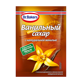 

Сахар Dr.Bakers ванильный с натуральной ванилью 15 г