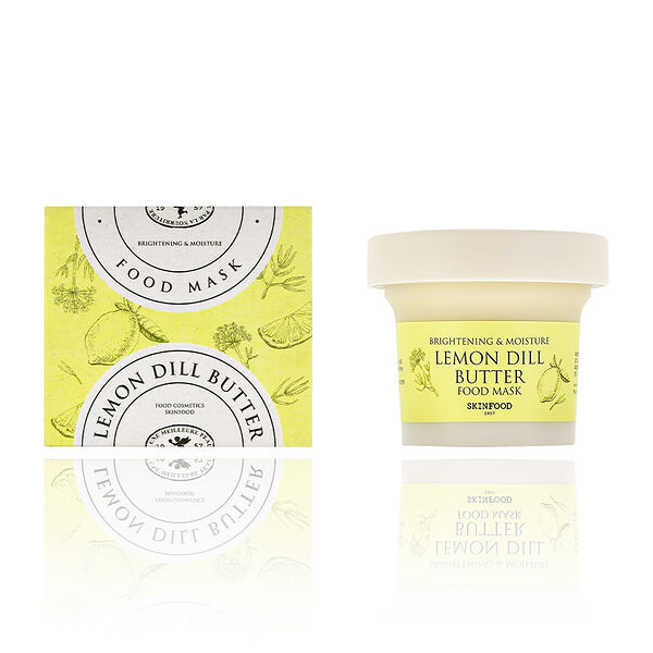 Маска для лица Skinfood Food Mask с лимоном и укропом для сияния 120 г