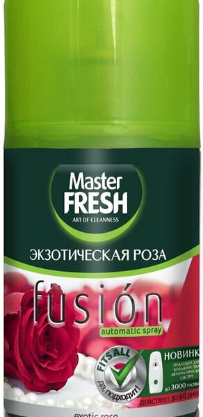 Сменный баллон Master Fresh Экзотическая роза освежитель воздуха 250мл