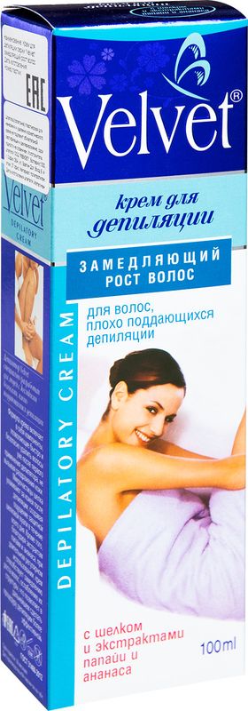 

Крем для депиляции Velvet замедляющий рост волос 100 мл