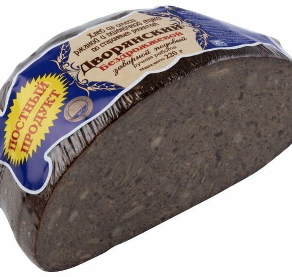 Хлеб Дворянский Рижский Хлеб бездрожжевой заварной подовый