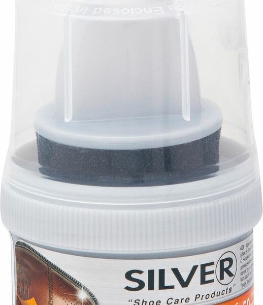 Крем-блеск для обуви Silver коричневый, 50мл