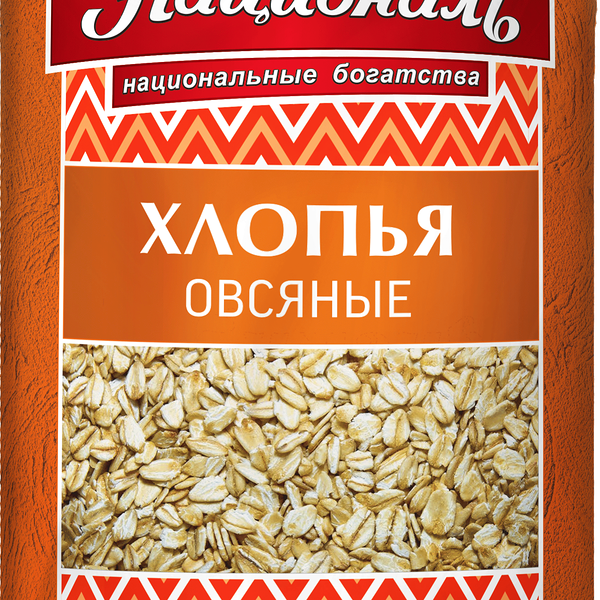 Хлопья Националь Овсяные 450г