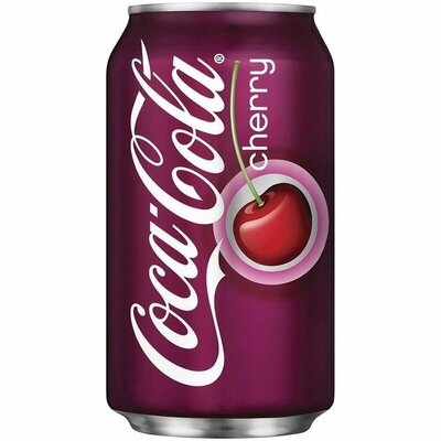 Напиток газированный Кока-Кола (Coca-Cola) Вишня 0.33 л дизайн в ассортименте