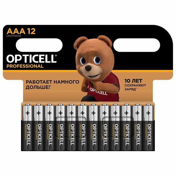 Батарейки Opticell Professional 5052006 AAA 12шт