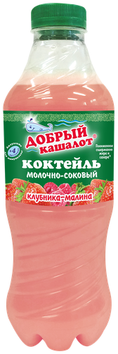 

Молочно-соковый коктейль Добрый кашалот клубника-малина 930г