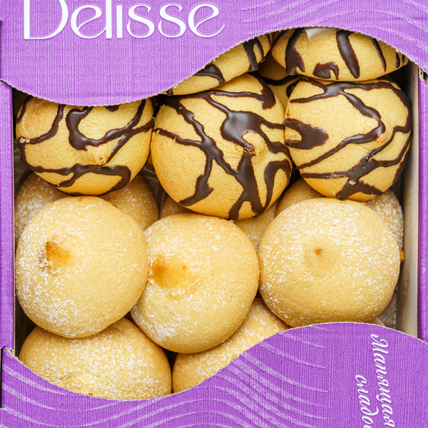 Изделия хлебобулочное сдобное DELISSE Сочинское с ароматом малины и апельсина, 450г