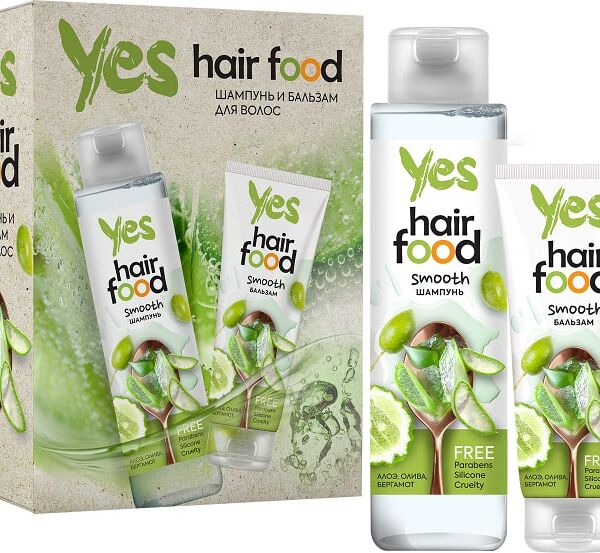 Подарочный набор Yes Шампунь для волос увлажнение и питание 250мл +Бальзам-кондиционер для волос увлажнение и питание 180мл