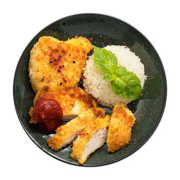 Де-воляй из филе индейки с рисом