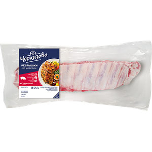 Свинина ЧЕРКИЗОВО ребрышки из корейки охл. в/у вес до 1.3 кг