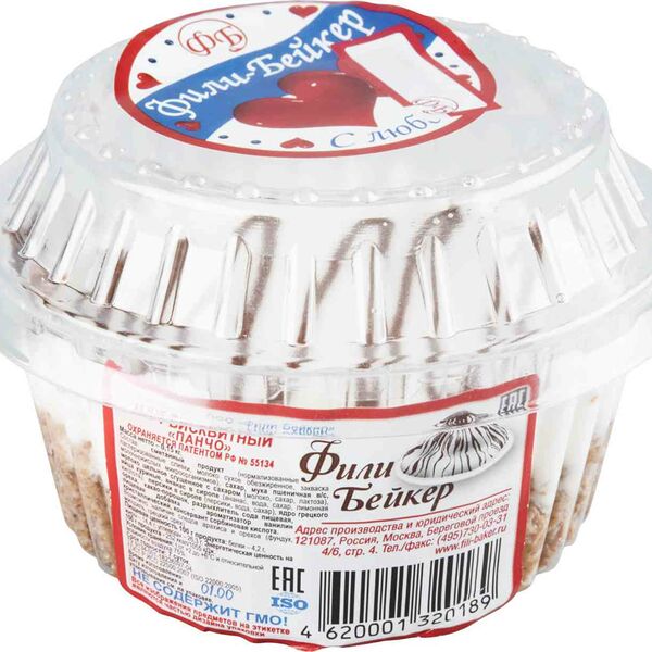 Торт бисквитный Панчо Фили-Бейкер