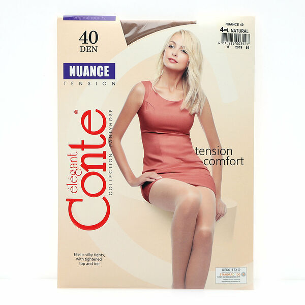 Колготки Conte Nuance 40 ден размер 4 натуральный
