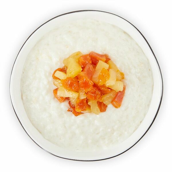 Каша рисовая на кокосовом молоке с фруктами Шеф Перекрёсток, 250г