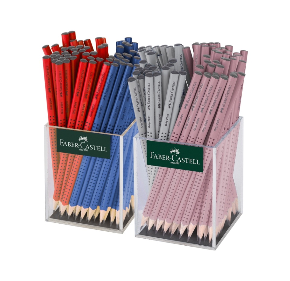 

Карандаш Faber-Castell Grip 2001 b чернографитный трехгранный цвет корпуса в ассортименте, 1 шт