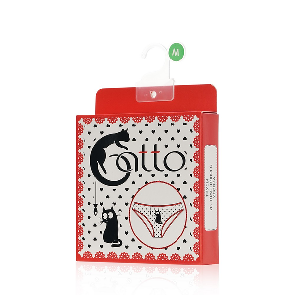 Женские трусы-слипы Atto Gatto белые M