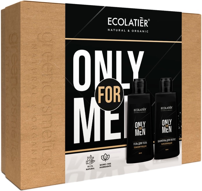 

Набор подарочный Ecolatier Only For Men Гель для душа 150 мл + Шампунь 150 мл