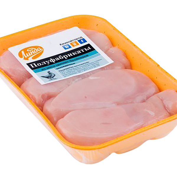 Филе куриное ЛИНДА б/к охл. подложка вес