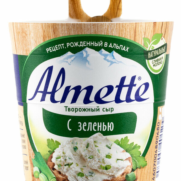 Сыр творожный с зеленью 60% Almette