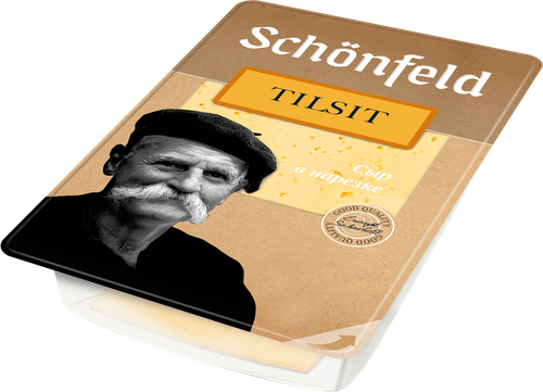 

Сыр Schonfeld Тильзитер нарезка 45% 125 г