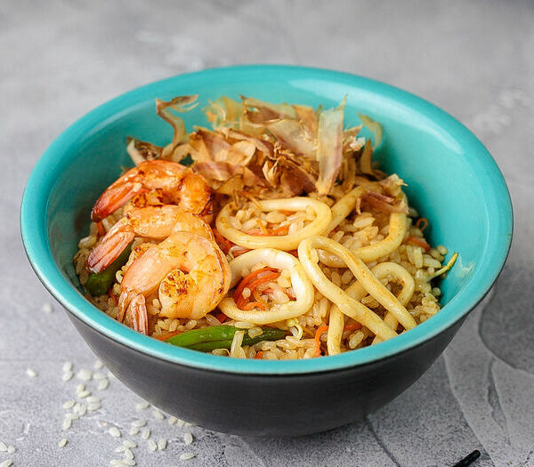 Чахан с морепродуктами