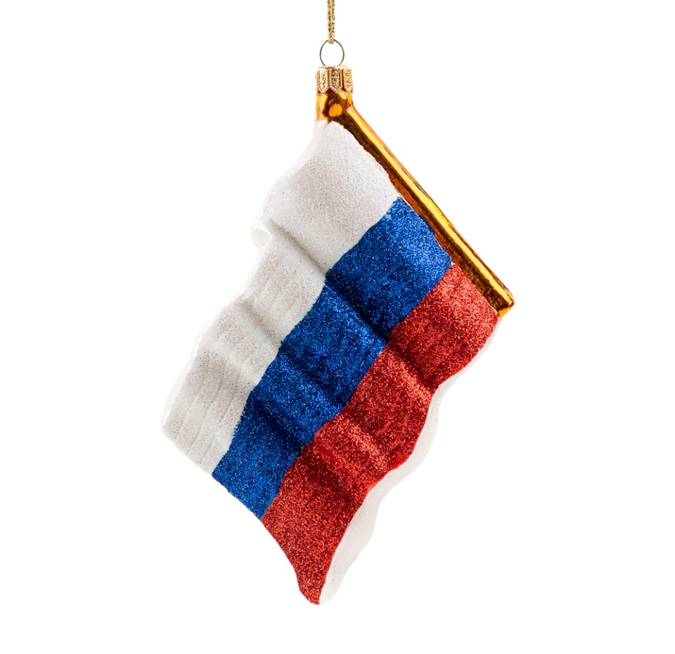 

Игрушка для елки Impuls Коллекция Традиции Российский флаг 1 шт Польша